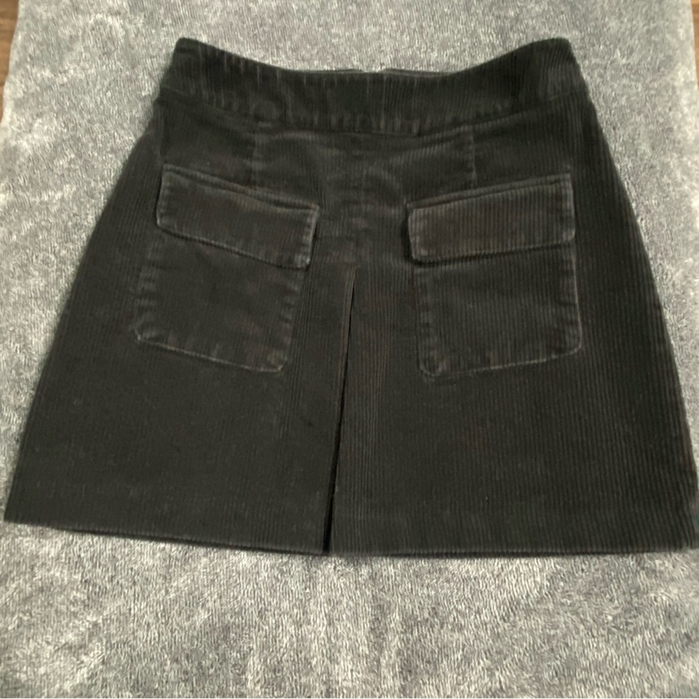 BDG Black Corduroy Skirt‎ size small.